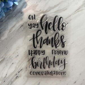 Ranger Letter It Stamp Set Words